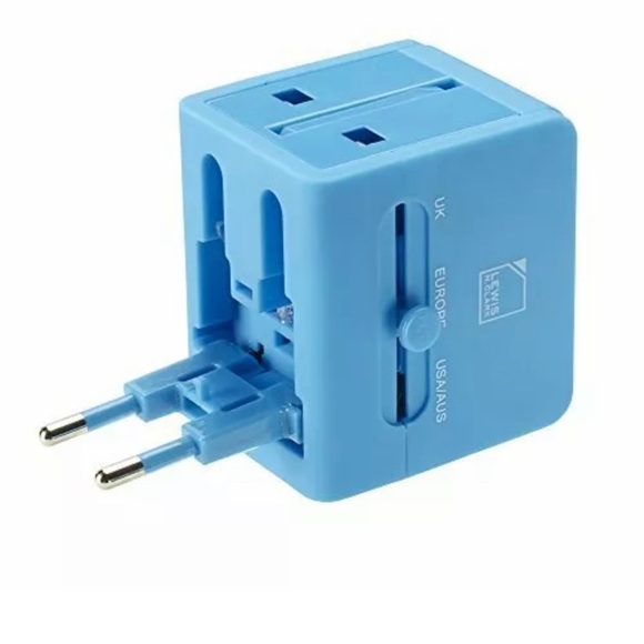 Lewis N. Clark Global Wall Adapter + Portable Charger with Dual USB Ports for... - Picture 2 of 3